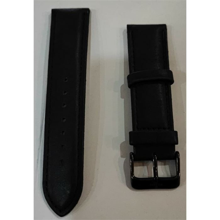 WICKERS 22 MM SİYAH DERİ KORDON