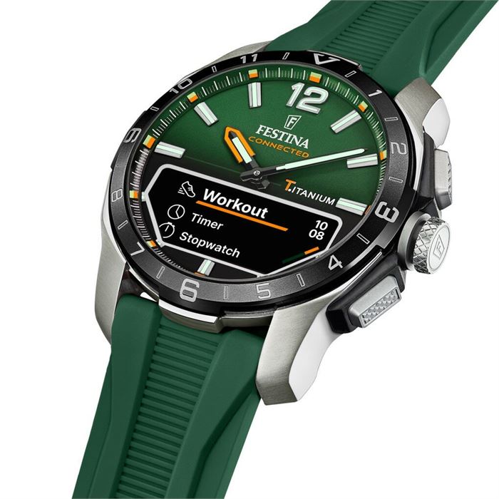 FESTİNA F23000/2 CONNECTED D GREEN ERKEK KOL SAATİ