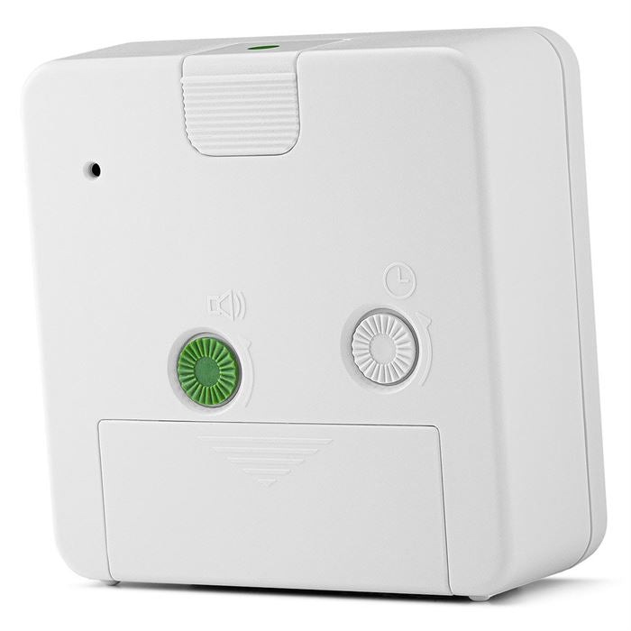 BRAUN BC03WB BEYAZ-SİYAH KLASİK SEYAHAT ANALOG ALARMLI MASA SAATİ
