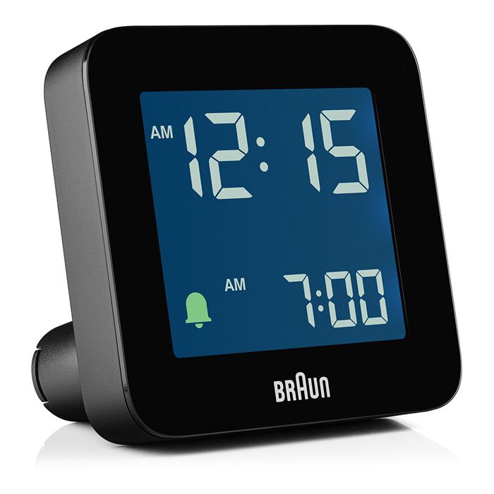 BRAUN BC09B SİYAH DİJİTAL ALARMLI MASA SAATİ