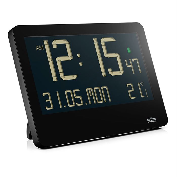 BRAUN BC14B SİYAH DİJİTAL DUVAR SAATİ
