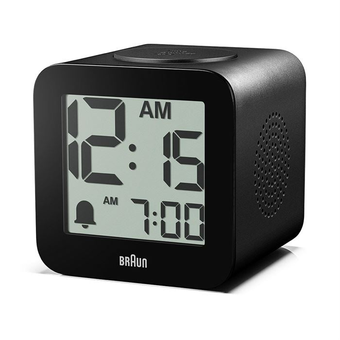 BRAUN BC25BP SİYAH time SPEAKING DİJİTAL ALARMLI MASA SAATi