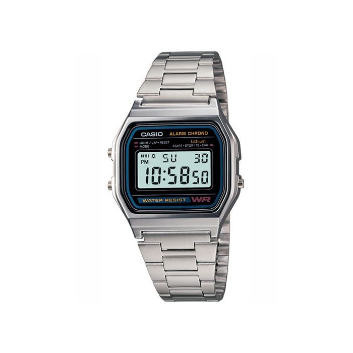 CASIO A158WA-1DF RETRO ERKEK KOL SAATİ