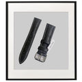 22x18MM SİYAH/BEYAZ DİKİŞLİ DERİ KORDON