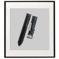 20x18MM SİYAH/BEYAZ DİKİŞLİ DERİ KORDON