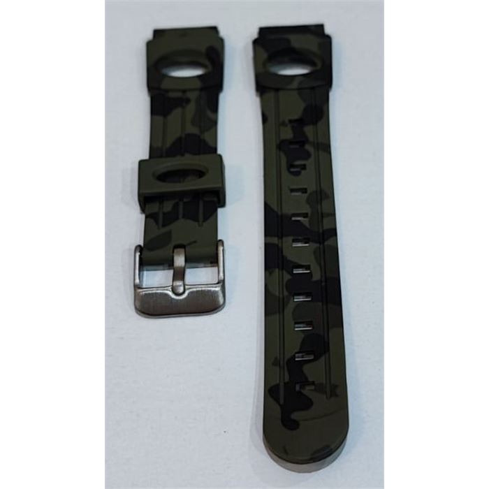 CK-5547GN YEŞİL KAMUFLAJ SİLİKON KORDON