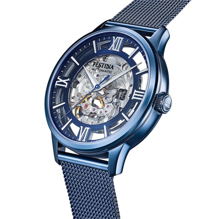 FESTİNA F20574/1 AUTOmatic SKELETON SAPPHIRE ERKEK KOL SAATİ