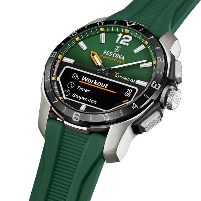 FESTİNA F23000/2 CONNECTED D GREEN ERKEK KOL SAATİ