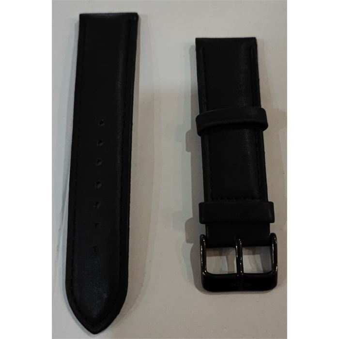WICKERS 22 MM SİYAH DERİ KORDON