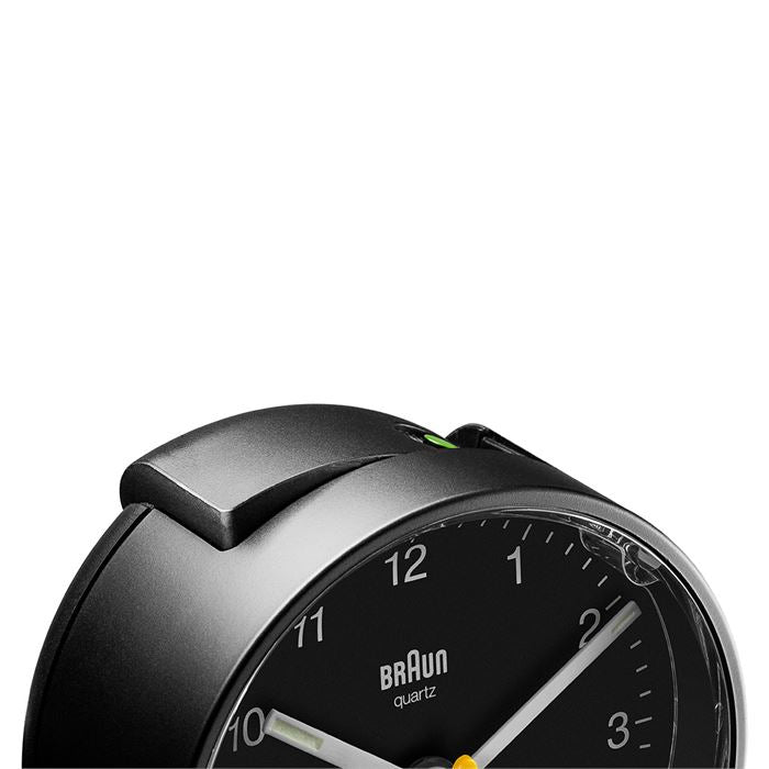 BRAUN BC01B SİYAH KLASiK ANALOG ALARMLI MASA SAATİ
