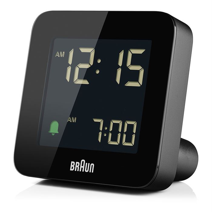 BRAUN BC09B SİYAH DİJİTAL ALARMLI MASA SAATİ