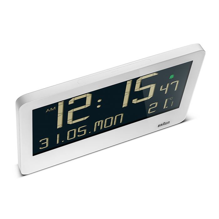 BRAUN BC14W BEYAZ DİJİTAL DUVAR SAATİ