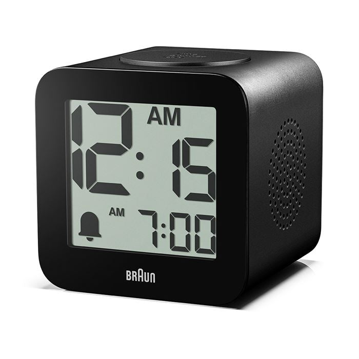 BRAUN BC25BP SİYAH time SPEAKING DİJİTAL ALARMLI MASA SAATi