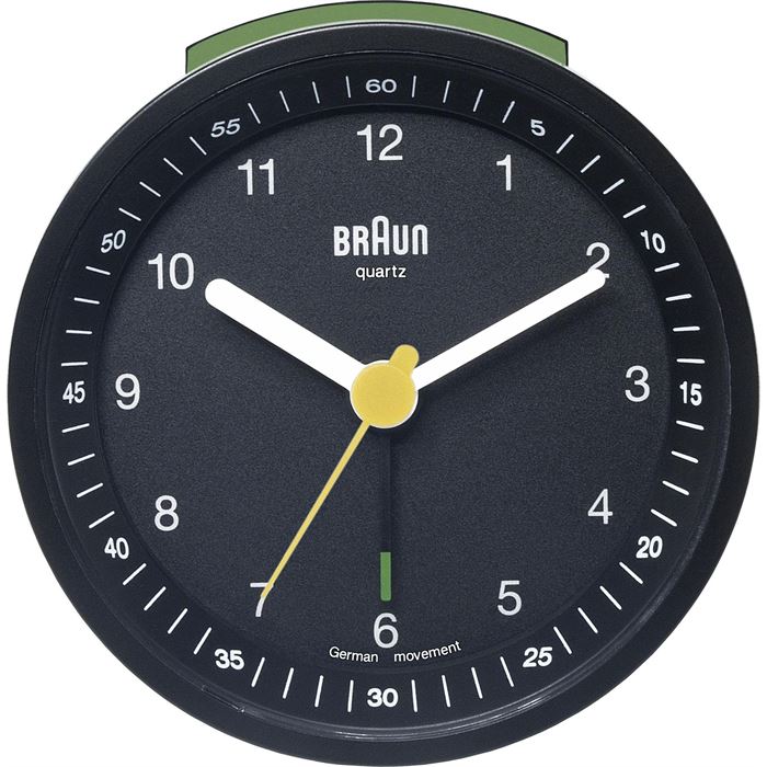BRAUN BNC007BKBK ALARMLI MASA SAATİ IŞIKLI SİYAH
