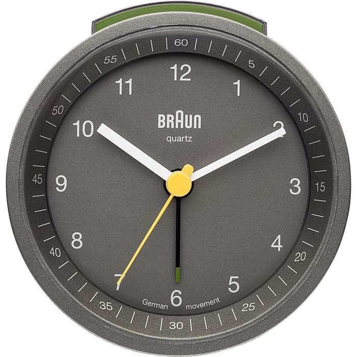 BRAUN BNC007GYGY ALARMLI MASA SAATİ IŞIKLI GRİ