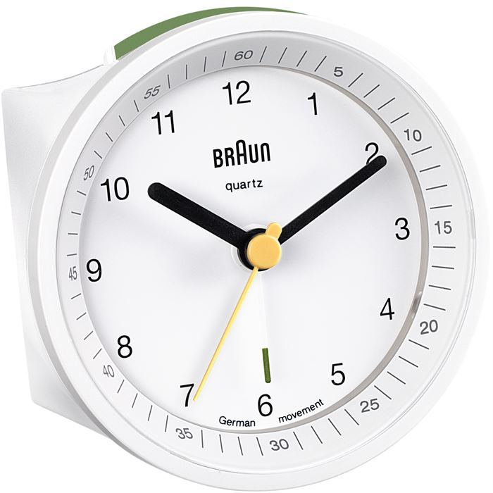 BRAUN BNC007WHWH ALARMLI MASA SAATİ IŞIKLI BEYAZ