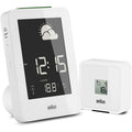 BRAUN BNC013WH-RC HAVA İSTASYONLU MASA SAATİ BEYAZ