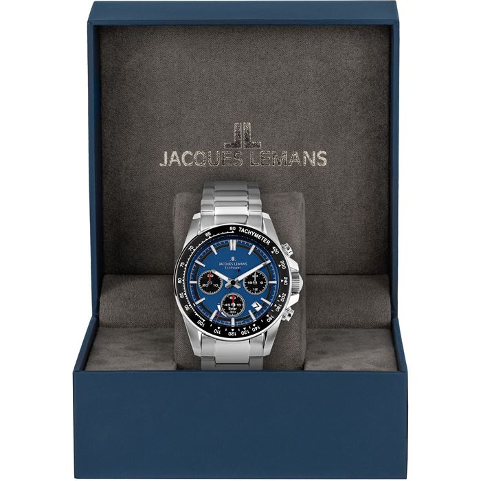 JACQUES LEMANS ANNİVERSARY ECO POWER 50-1C ERKEK KOL SAATİ
