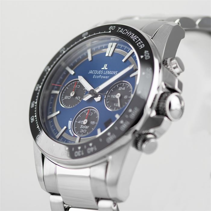 JACQUES LEMANS ANNİVERSARY ECO POWER 50-1C ERKEK KOL SAATİ