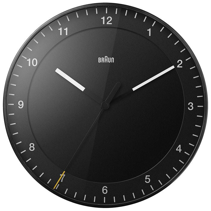 BRAUN BC17B SİYAH DUVAR SAATİ