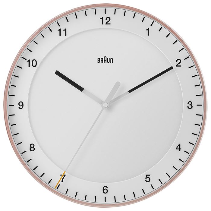 BRAUN BC17PW BEYAZ DUVAR SAATİ
