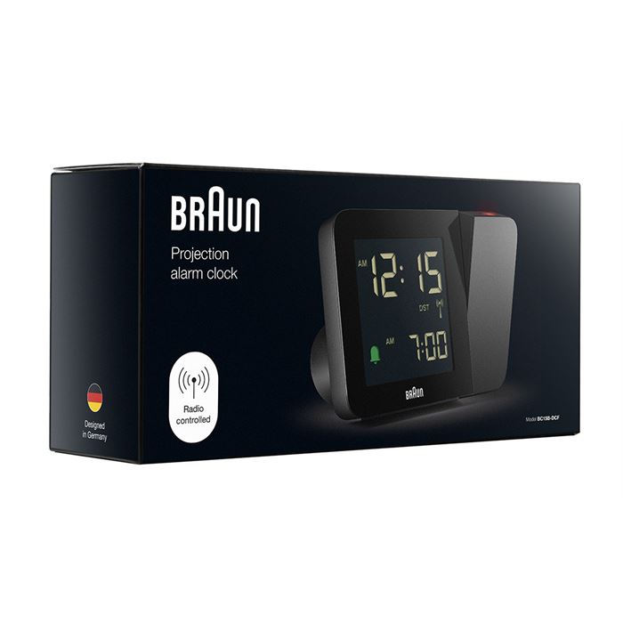 BRAUN BC15B-DCF DİJİTAL PROJEKSİYON ALARMLI MASA SAATİ