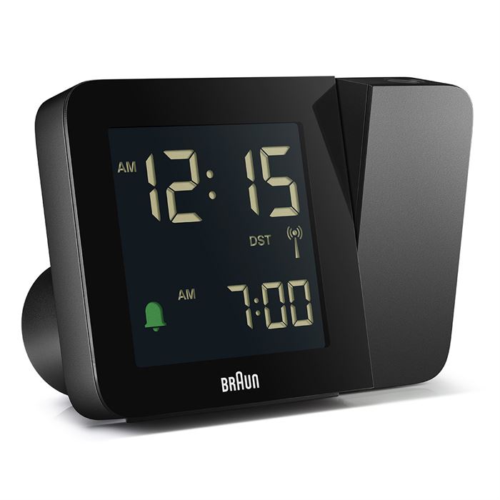 BRAUN BC15B-DCF DİJİTAL PROJEKSİYON ALARMLI MASA SAATİ