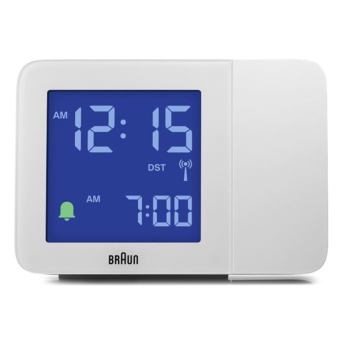 BRAUN BC15W-DCF DİJİTAL PROJEKSİYON ALARMLI MASA SAATİ