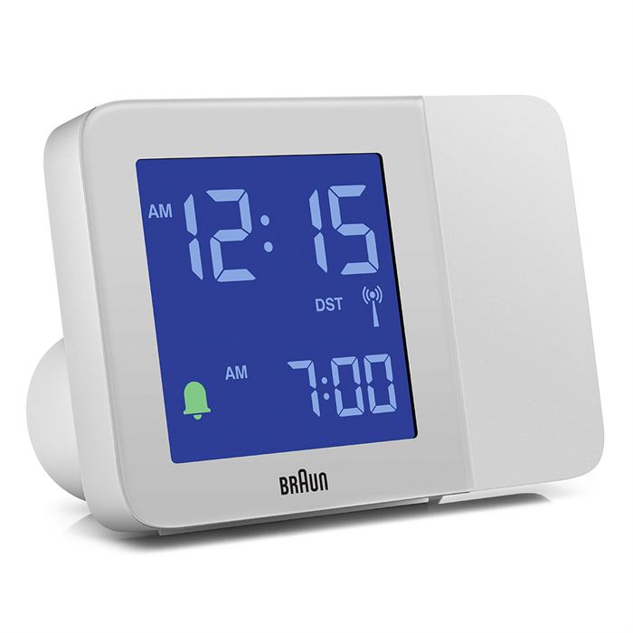 BRAUN BC15W-DCF DİJİTAL PROJEKSİYON ALARMLI MASA SAATİ