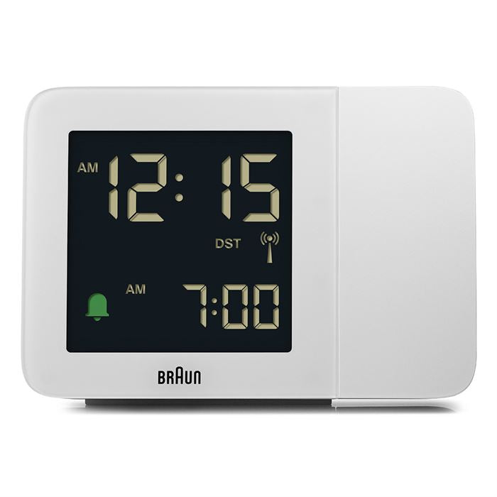 BRAUN BC15W-DCF DİJİTAL PROJEKSİYON ALARMLI MASA SAATİ
