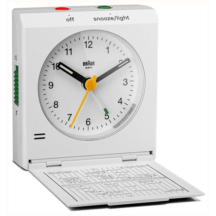 BRAUN BC05W ANALOG ALARMLI MASA SAATİ